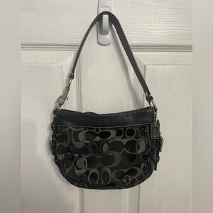 Coach Mini Black Shoulder Bag